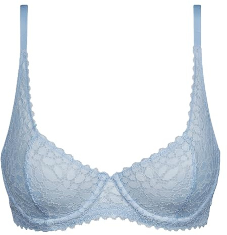 DIM Soutien-Gorge Femme Daily Dentelle | Armatures | Dentelle Florale Ajourée | Maintien et Confort