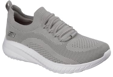 Skechers Squad Chaos SR - Scarpa per Servizio Medico, da Donna, Tessuto Tortora, 39.5 EU