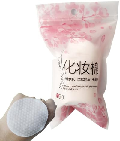 Makeup Remover Pads - Cotton Washers Face Makeup Remover | Natural & Soft Round Wipes For Skin And Eyes Cleansing For Home Travel Women Girls