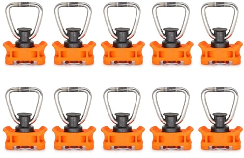 CHAKAE Rieles de amarre con ojal trapezoidal para transporte seguro de vehículos de carga, garajes traseros, remolques, accesorios de carga resistentes