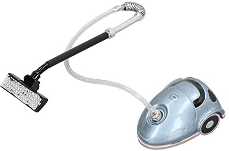 Aspirateur de Maison de poupée 1:12, Jouet Miniature en Alliage de cuivre, Accessoire d'appareil ménager pour Enfants, décoration de Maison de poupée (Bleue)