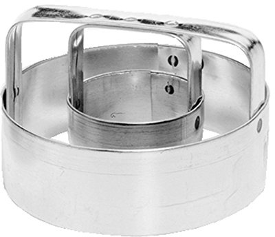 Fox Run Donut Cutter, Tin-Plated Steel, 3-Inch