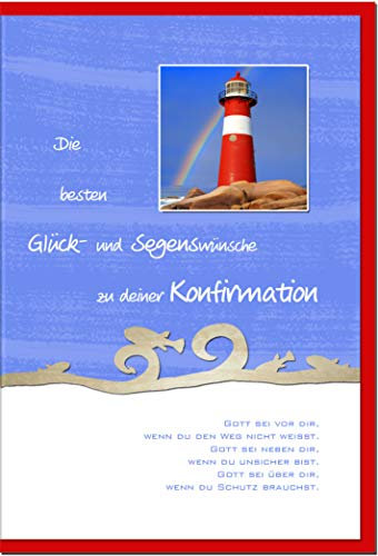 metALUm Karte zur Konfirmation LEUCHTTURM | 1212004S