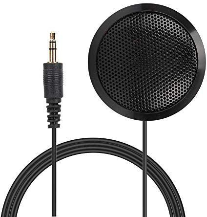 VBESTLIFE Microfono per conferenze, Microfono per PC USB Omnidirezionale 360 °, Microfono per Computer Desktop con 2 metri di Cavo per Conferenze in Ufficio