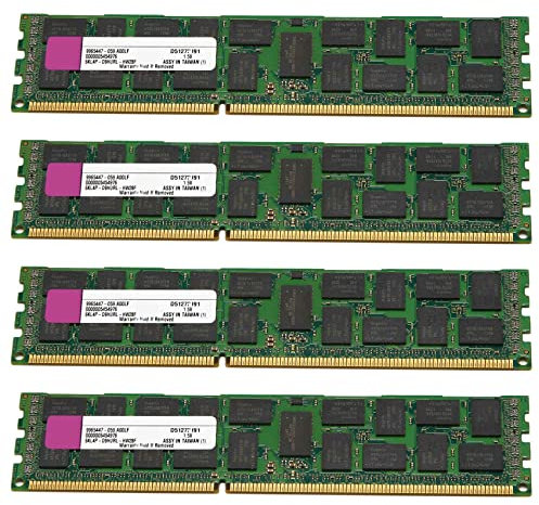 Cusstally 4 x 4 GB de memoria RAM DDR3 REG 1333MHz PC3-10600 1.5V DIMM 240 para memoria RAM de escritorio