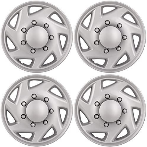 HubStar Hubcap Replacement for Ford Van 1998-2026, Sturdy 16-inch Wheel Cover (4 Piece Set)