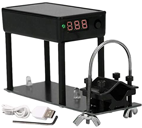 1/2 Stück ballistischer Chronograph – Schießgeschwindigkeitstester, Geschwindigkeits-schleuderr-Geschwindigkeitstester | Geschwindigkeitsmessgerät mit Überladung, Überentladung, Kurzschlussschutz, Ges