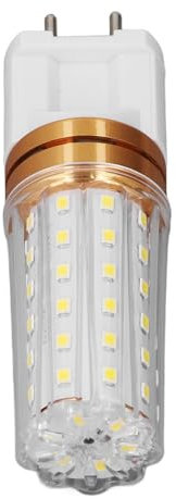 Hyuduo Bombilla de Maíz LED G12 de 10 W, Ahorro de Energía, 1000 LM, Iluminación de 360° para Calle, Almacén, Garaje, Luz Cómoda, Protege los Ojos de la Fatiga, Base ABS, Carcasa de