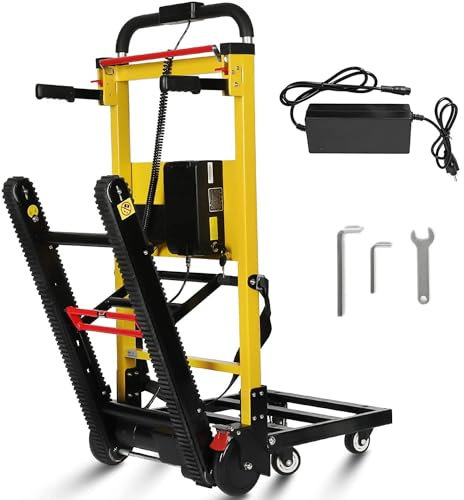Sube escaleras Eléctrico sobre orugas, Carretilla Elevadora Eléctrica portátil y Ligera para Mudanzas, Logística de almacén, Carga de Venta de 200 kg