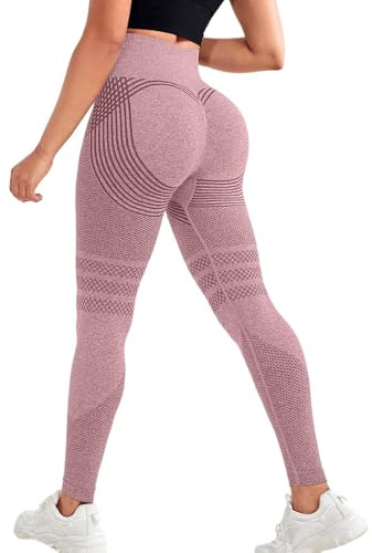 Generico Leggins 3D Anticellulite Donna,Push Up Sculpture Lipedema a Compressione Controllo Graduata Anti Cellulite Leggings Sportivo Vita Alta Senza Cuciture Donna Fitness Yoga Pantacollant Palestra