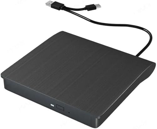 Unidad Blu Ray externa, unidad óptica portátil USB 3.0 tipo C, lector de grabadora de CD y DVD, reproductor de Blu Ray 3D, Plug and Play, diseño delgado, para laptop, computadora, Mac, Windows, Linux
