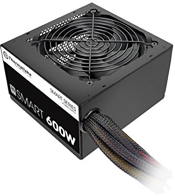 Thermaltake Smart Power Supply - 600W, 80 Plus, White, Active PFC, S/Cable