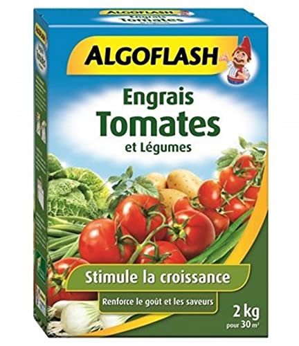 Algoflash Terreau Tomates et Légumes Stimule la Croissance 2Kg (Lot de 3