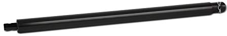 EBERTH Bohrer Verlängerung für Erdbohrer, Erdlochbohrer, Gartenbohrer, Stahl, Länge 600mm, Aufnahme-Durchmesser 20mm, Schwarz Lackiert, Rostfrei, Steckverbindung mit Sicherungsbolzen