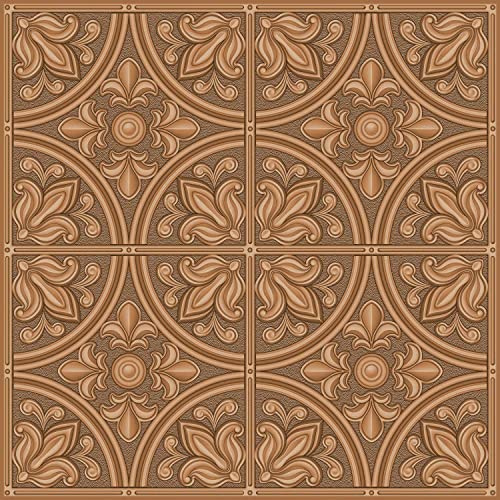 RoomMates TIL4873FLT StickTiles Copper Tin Peel and Stick Tile Backsplash