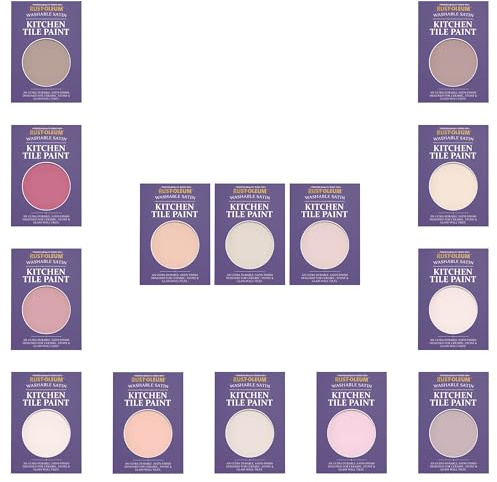 Rust-Oleum Kitchen Wall Tile Paint in Satin Finish – Sweet Pinks Tester Box