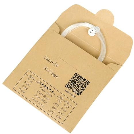 Ukulelen-Saiten, Nylon, 4 Saiten, Ukulelen-Saiten, Zubehör für 53,3 cm, 58,4 cm, 66 cm, Ersatzsaiten