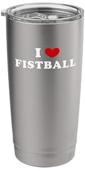 I Love Fistball, I Heart Fistball Stainless Steel Insulated Tumbler