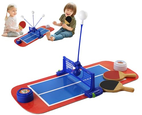 Jeu De Pong - Set De Raquettes De Tennis De Table Portable - Jeu Interactif Amusant En Famille Développe La Coordination Maison