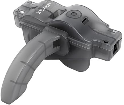 HOUSON Bicycle Chain Cleaner with Triple Cleaning System | 360° Brushes + Filter Module | For MTB/Road Bikes | Includes Cleaning Fluid Filler (1.6 x 1.1 cm)