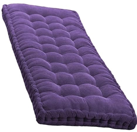 Trädgårdsbänkdyna 2/3/4-sitsig utomhusbänkdyna för gräsmatta och trädgård, uteplats, kontor, kafé med(#10,140x60x8cm)