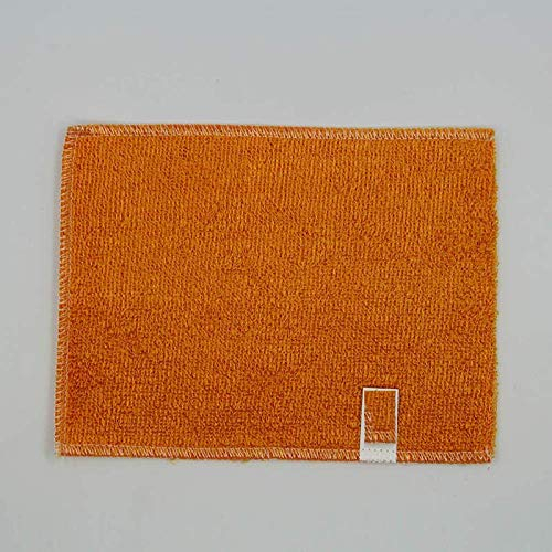 WaiMin 10 PC Fibre De Bambou Microfibre Inaltérable Résistant À l'huile Essuyage Chiffon Blanc Serviette De Cuisine Magique Nettoyage Chiffons Plat Chiffon (Color : Orange27x30cm)