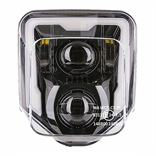 Scheinwerfer LED 'Shadow Blade' MXT passend für Husqvarna 701 Enduro Supermoto - Hauptscheinwerfer - mit Straßenzulassung - FE 250/350 / 450/501/ TE 150/250 / 300 / TX 125