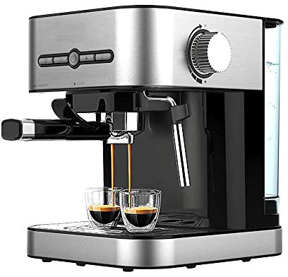 SOVORM Macchina da caffè espresso e macchina da caffè, macchina da caffè combinata da bar e caffettiera monodose con tazza da caffè The New