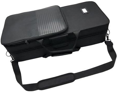 Perfeclan Saxophonkoffer für Altsaxophon Tragetasche mit Tasche Leichte Begleitung Spezialkoffer für Anfänger Altsaxophon Gig Bag