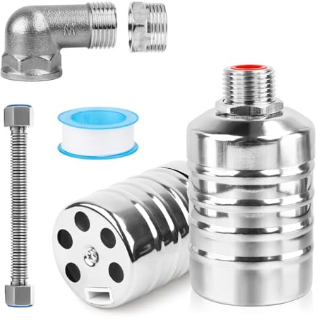 Automatisches Schwimmerventil,Schwimmventil 1/2'' oder 3/4'' Automatische Wasserstandsregelung Einstellbar 304 Edelstahl für Wassertanks, Fischteiche, Pools, Viehtröge, Destilliergeräte