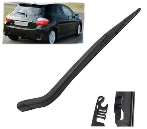 JQHXFDC - Juego de escobillas y Brazos para limpiaparabrisas Trasero de Coche, Cepillo para Parabrisas y Ventana 12 para Toyota Auris Hatchback 2006 2007 2008 2009 2010 2011 2012