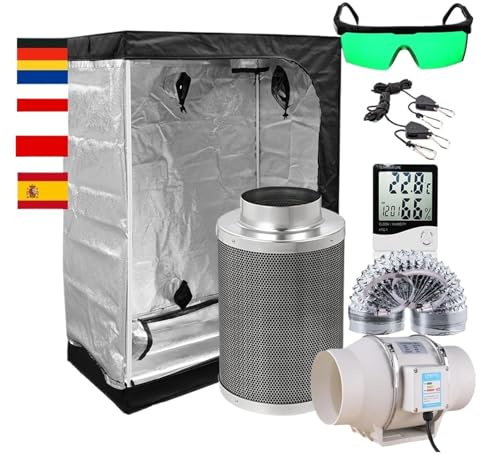 Grow Tent Grow Box with Fan and Filter Set Growbox 4inch 5 Inch 6 Inch 8 Inch for LED Grow Lamp Light Compatible with Plant Growth(240x120x200CM Kits)