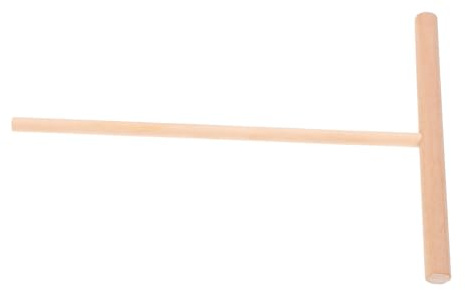 BAZEITFLOW Wood Crepe Batter Spreader Wooden Kitchen Utensil Dough Distributor for Pancakes and Crepes Safe Cooking Tool for Even Thin Baking