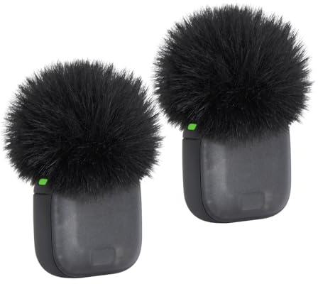 SUNMON Protector Antiviento para Micrófono, DJI Mic 3 Micrófono Inalámbrico para Exteriores Pop Filter, Filtro Antipop Aplicables al Micrófono Inalámbrico DJI 3
