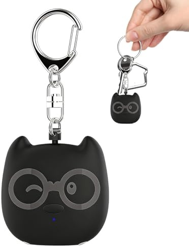 Alarma de Seguridad Personal | 130DB Recargable Portátil de Protección,Modo , Diseño Atractivo y Portátil,para Viajes, Camping, Correr, Caminar, Bolso, Mochila