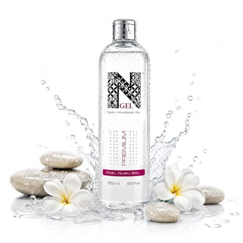 Premium Nuru Massagegel 250 ml – vattenbaserad body-to-body massage – parfymfri, mycket halkig – koncentrat ger upp till 750 ml