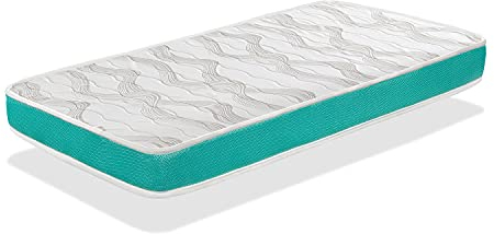 DORMISSIMO Babymatratze 67x137 EKO Baby Höhe 14 cm- Kindermatratze - Perforierter und atmungsaktiver Schaumstoffkern