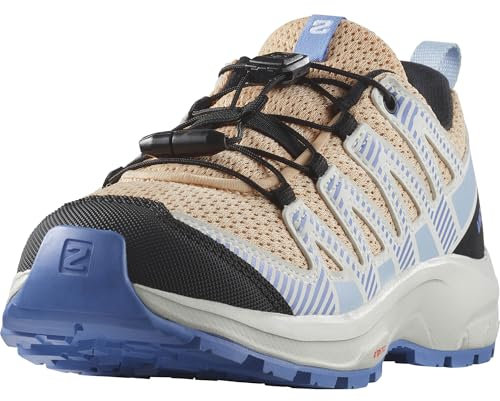 Salomon XA Pro V8 Unisex Kinder-Wander- und Laufschuhe, Outdoor-bereit, Grip in jedem Gelände, Sportlicher Look, Peach Quartz, 40