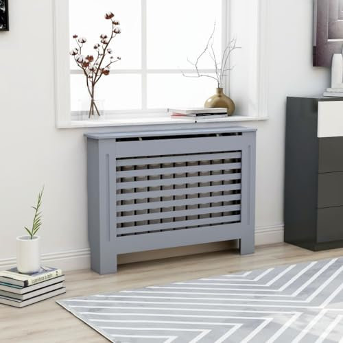 Générique Cache-radiateur Anthracite 112x19x81,5 cm MDF,Maison & Jardin,Accessoires pour appareils électroménagers,Accessoires pour radiateurs,Anthracite,23.04 LB,288182