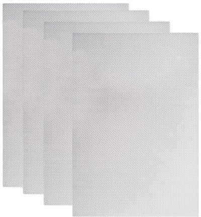 4 Pièces 20 Maille Treillis Métallique,30x21 cm Grillage Filtration en Feuille, Grillage Fin, Grille Rigide Petite Maille pour Jardin, Maison, Cuisine, Fenêtre, Anti Rongeur