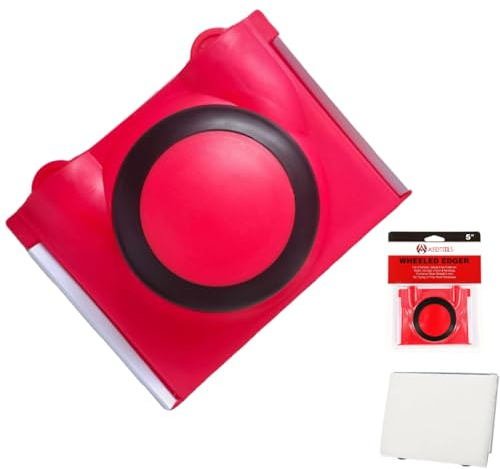 IGXX Almohadilla para Pintar, Herramienta para Pintar Bordes Herramienta Multifuncional para Pintar Bordes Herramienta para Pintar Bordes Herramienta Multiusos para Cortar Bordes de Pintura (Rojo)