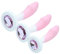 Plug Anales Set, 3 piezas, de 3 tamaños diferentes, Plug Anal Set, Adecuado para usuarios principiantes y avanzados, Plug Anal para mujer y hombre, ¡un Regalo Original Para Hombres Y Mujeres