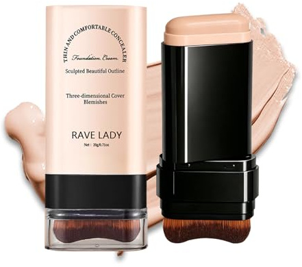 RAVE LADY Stick Foundation kontur långvarig lätt blekning orenheter täckpenna foundation stick skönhet smink 20 g 02#naturlig
