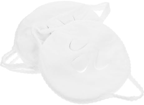 HONITANO 4pièces Masque Facial Compresses Chaudes Froides Réutilisables Soins Spa Visage pour Femmes Filles Usage Quotidien Voyage