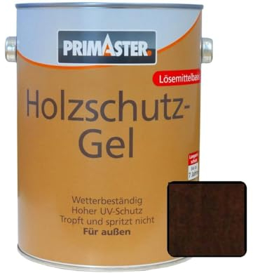 Primaster Holzschutzgel 750 ml nussbaum seidenmatt für Außen