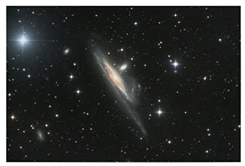artboxONE Poster 150x100 cm Galaxy Elliptische Galaxie - Bild Universum Astronomie Galaxie