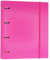 Raylu Paper® - Archivador 4 anillas con 5 separadores de colores y recambios de 100 hojas A4 de 90 gr con cuadrículas 4x4mm, carpeta con 4 anillas de 30 mm. sistema rado, lomo de 60mm. (Rosa)