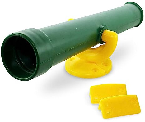 Kids Childrens Toy Telescope perfect for Climbing Frames, Tree House Play Dens Play House Garden Fun (Green)