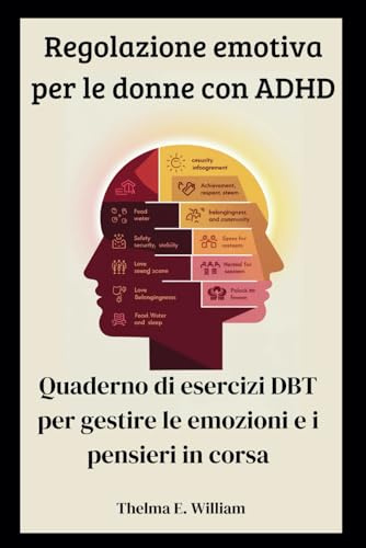 Regolazione emotiva per le donne con ADHD: Quaderno di esercizi DBT per gestire le emozioni e i pensieri in corsa