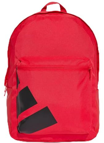 adidas Classic Back-To-School Badge of Sport Mochila, Rojo, NS Unisex Adultos